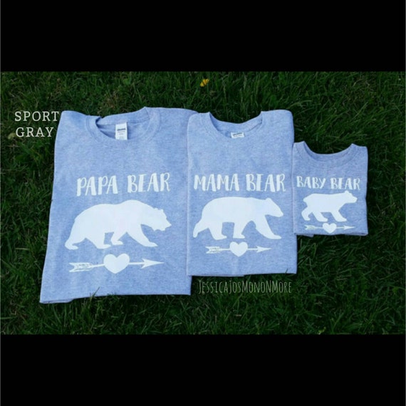 papa bear and mama bear shirts