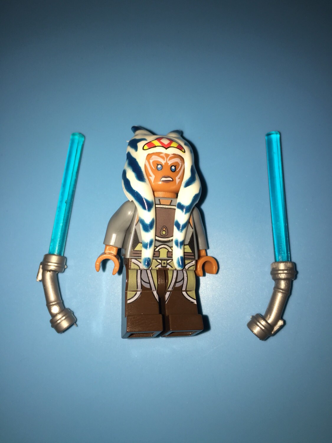 Ahsoka Tano Star Wars Clone Wars Cartoon Custom Minifigure