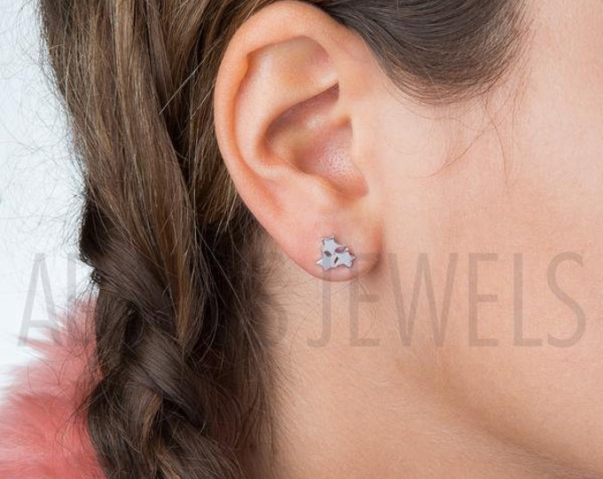 Star Studded Earrings | Silver Stud Earrings | Stud Earrings | Silver Star Earrings | Sterling Silver Stud Earrings | Earrings | Minimalist