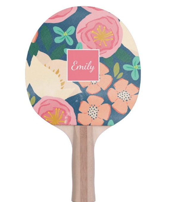 Custom Ping Pong Paddle Personalized Game Paddle Monogram