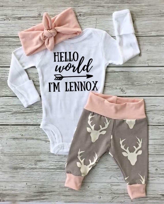 Newborn Baby Boy Going Home Outfit Personalized Baby Brother