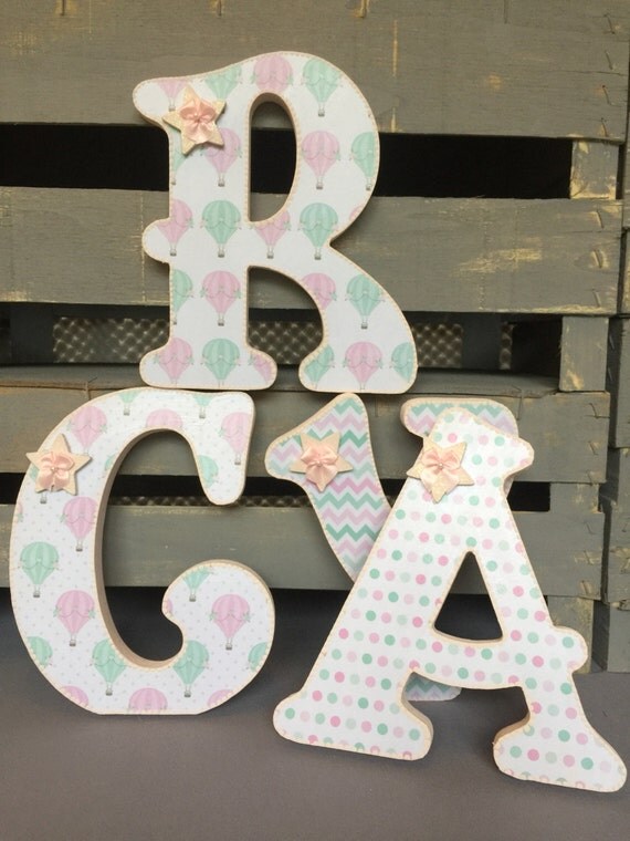 wooden letter ideas for baby room