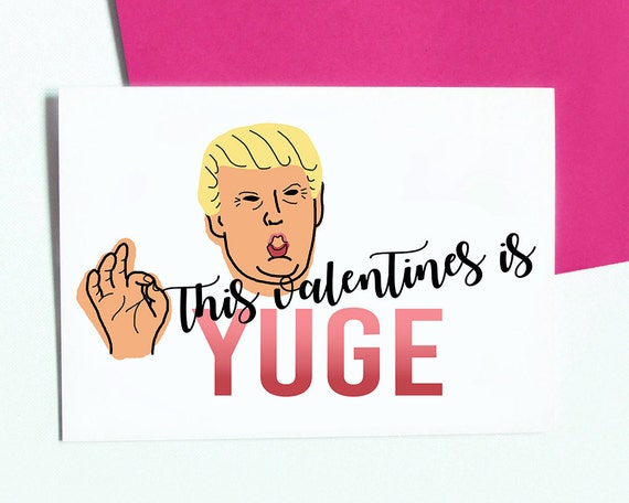 Donald Trump Valentines Card // Print at Home PDF // Instant