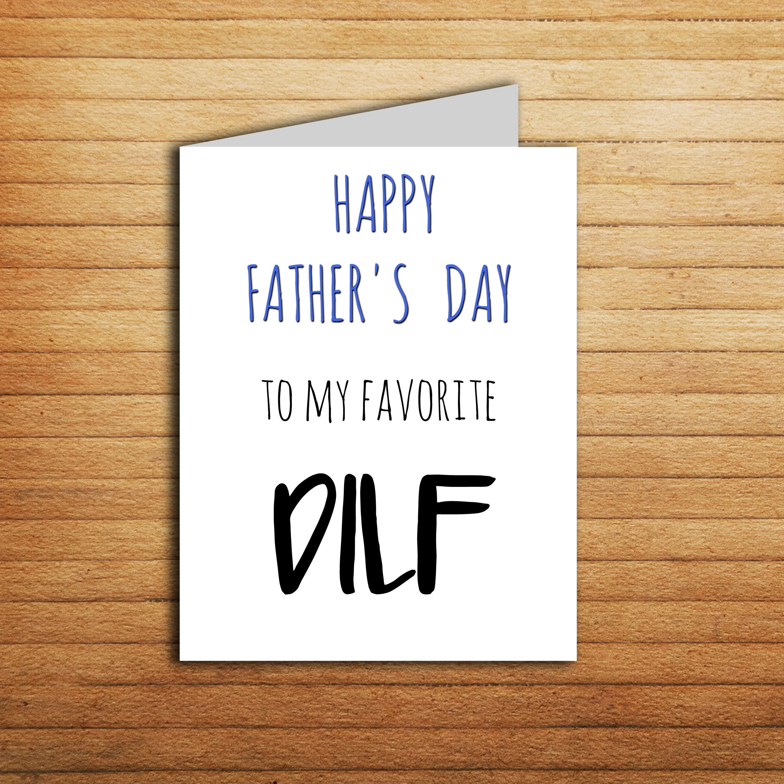 Happy Father S Day To My Favorite Dilf Card For A Sexy Dad