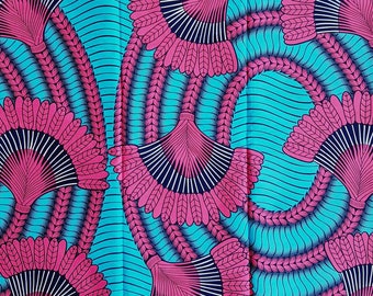 African Print / Ankara Fabric / Wax Print / African Cloth/ Bright Fabric/ Bright material