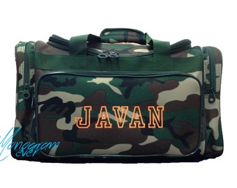Camo Duffle Bag/ Boy's Overnight Bag/ Travel Bag