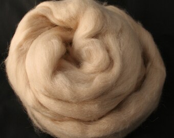 Baby CAMEL Fibre Tops - White, for Hand Spinning or Felting, 250g