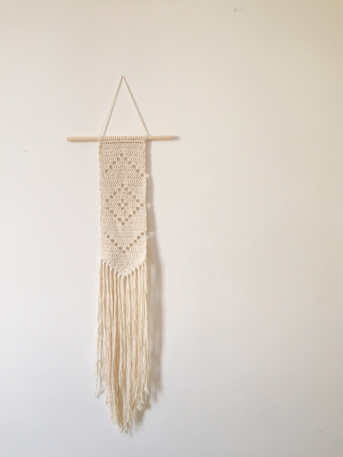 Handmade Crochet Wall Hanging Wall Decor Boho Chic Wall Art