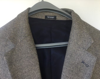 Sports Coat, 44R, Mens, Robert Stock Classic of Luthiania, Slik and Wool, Suit Coat, Vintage Mens