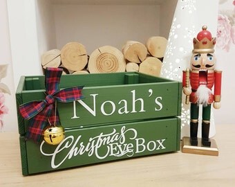 Personalised Christmas Eve crate, Christmas eve box, kids crate, xmas eve, santa hamper