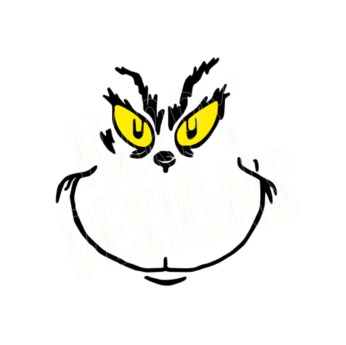Grinch SVG Grinch Face SVG The Grinch SVG Mr By HarpyDesignStudio