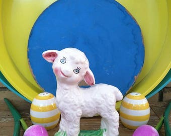 Vintage Ceramic Lamb Figurine