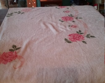 Vintage Chenille double bedspread