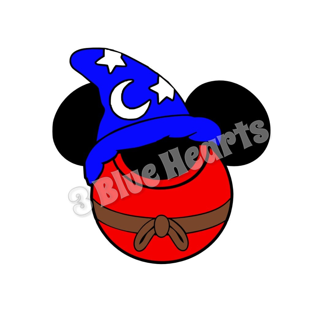 Sorcerer Mickey Head Sorcerer Mickey Head SVG dxf pdf Studio