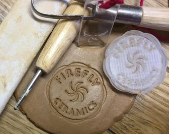 Ceramics Studio, Pottery Stamp, Ceramics Stamp, Made in your Studio, My Ceramics, My Pottery