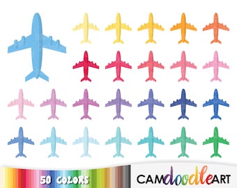 50 Airplane Clipart,Plane Icon,Travel Clipart,Holiday Clipart,Plane Sticker,Aeroplane,Scrapbooking,Planner Clipart,Sticker Clipart,png file