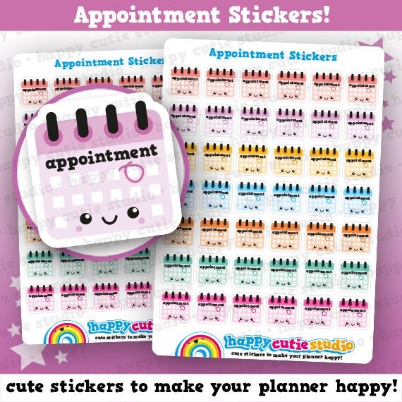 Download 42 Cute Appointment/Calendar/Schedule Planner Stickers