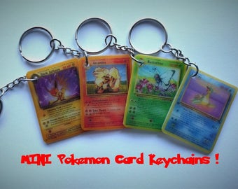 MINI Pokemon Card Keychains (IMPORTANT: See Description)