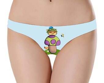 Teemo Shroom League Of Legends Underwear Inspired Design - LOL Thong - RIOT Champions Geeky PC Game League Clothing