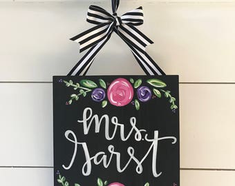 Teacher sign - CUSTOM- teacher gift - farmhouse sign - teacher appreciation gift - wholesale - farmhouse chic decor - shabby chic decor