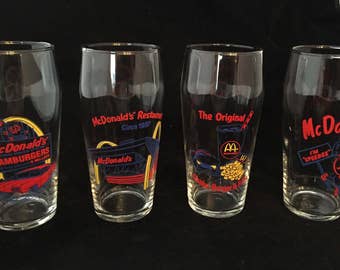 Mcdonalds glasses | Etsy