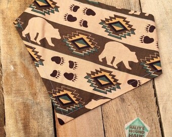 Native Bear Beauty Dog Bandana