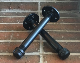 Industrial Pipe Shelf Bracket