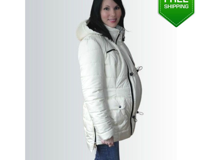 3 in 1 Pregnancy Coat/Jacket Baby Carring, Baby and Mother Coat, baby carrying jacket, baby carrying coat
