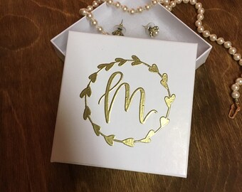 Personalized Gift Box | Personalized Jewelry Box | Bridesmaid Jewelry Box | Bridesmaid Proposal | Custom Gift Box | Bridesmaid Gift