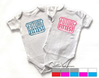Future Fittest Crossfit Baby Onesie Bodysuit