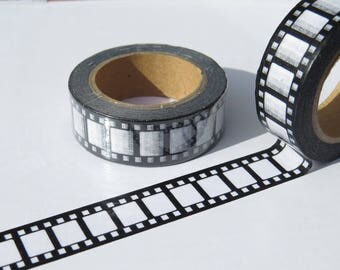Reto Vintage Camera Film Design Washi Tape / Camera Film Decorative Tape