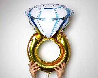 Bachelorette Party Balloons | Bachelorette Party | Engagment Ring Balloons