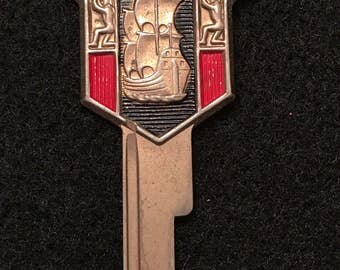 Vintage 1940/50 Chrystler (or Cadillac) Ornate Car Key Necklace
