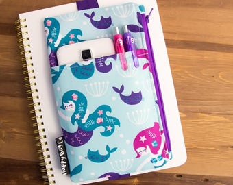 Mermaid Planner Bag - Planner Pen Holder - Planner Girl - Planner Storage Bag - Planner Addict - Planner Junkie - Mermaids #42