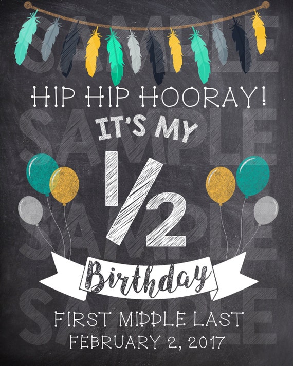 hip-hip-hooray-its-my-half-birthday-digital-pdf-printable