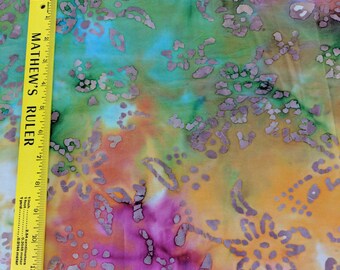 Colorful Batik Cotton Fabric
