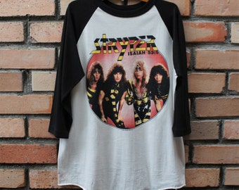 1986 Stryper Isaiah 53:5 T Shirt - L