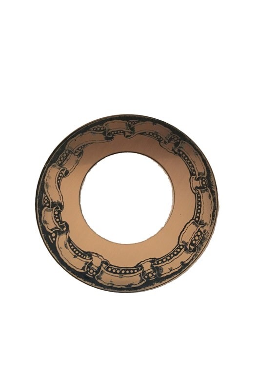 Nest Thermostat 6 Antique Bronze wall plate with Antique