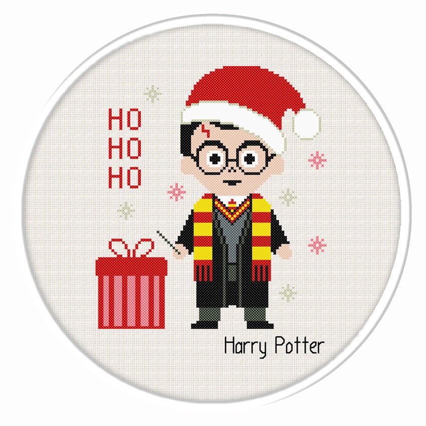 Buy 2 get 1 free. Harry Potter Christmas Cross Stitch
