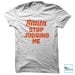 santa stop judging me shirt