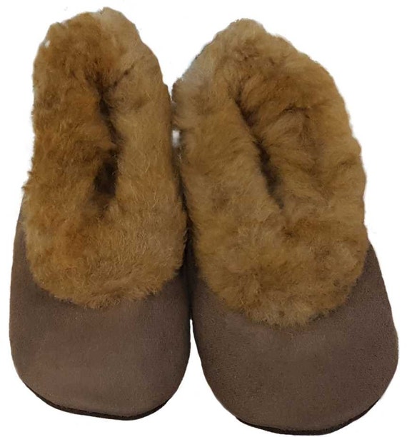 New Handmade Peruvian Alpaca Slippers Fur Alpaca