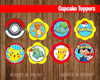 Pokemon cupcake | Etsy