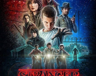 Stranger Things, poster Movie Print 11x17 Movie Poster - Style A