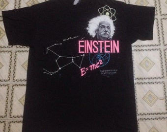 vintage einstein t shirt