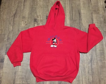 mickey mouse fleece hoodie