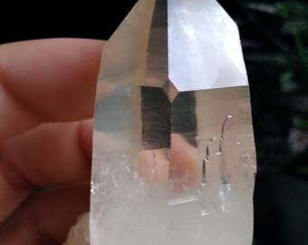 Golden Healer Lemurian with side cluster
