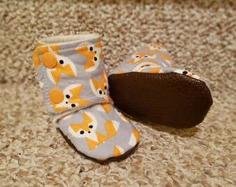 Fox baby shoes | Etsy