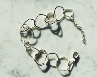 Bracelet en maille fait-main argent sterling kit