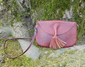 60s Pebbled Leather Shoulder Bag