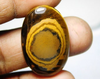 Fabulous. Tiger eye loose gemstone, Tiger eye gemstone, Golden flash Natural tiger eye cabochon, Tiger eye loose stone 34Cts. #79N